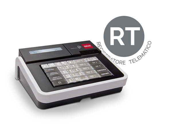 RCH MCT K-Bill RT Registratore di Cassa Telematico per Negozio β Messa in Servizio, Bollino e Fiscalizzazione Inclusi