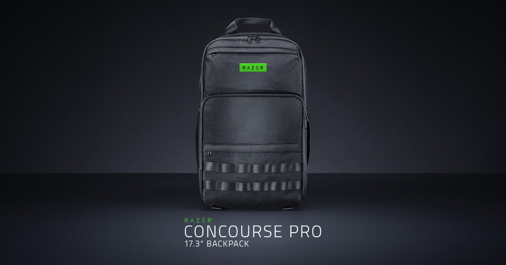 Razer Zaino Gaming Concourse Pro 17.3" Black – Zaino Protettivo per Notebook Gaming