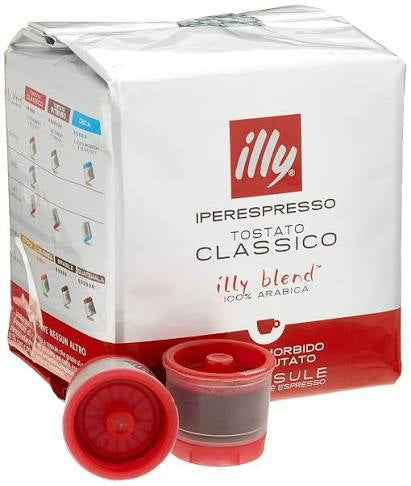 Illy Capsule Iperespresso Tostato Classico 18pz – Espresso Cremoso dal Gusto Equilibrato