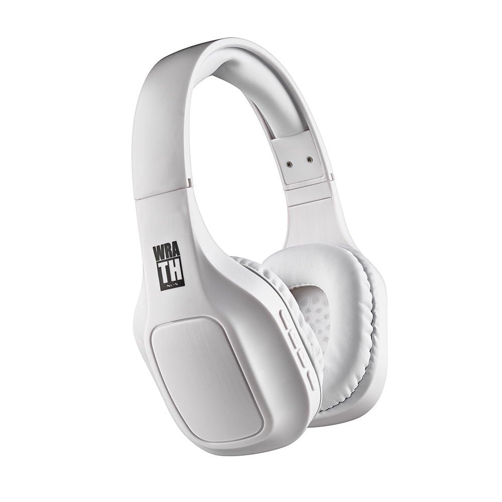 NGS Cuffie Bluetooth Artica Wrath Bianche con Microfono – 10 Ore Autonomia