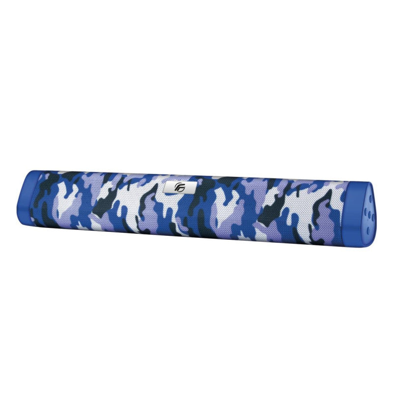 Fenner Tech Speaker BT A15 10W Blue Camo – Bluetooth 5.0 TF USB FM AUX