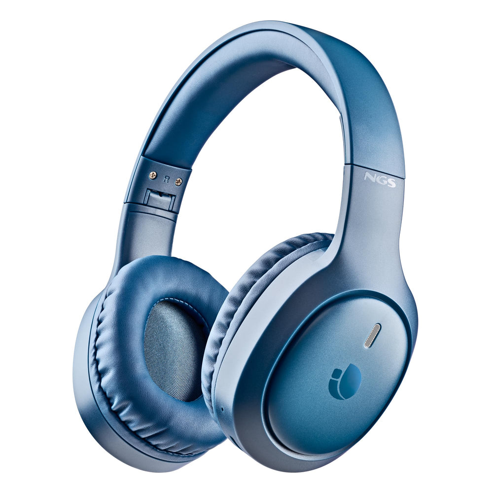 NGS Cuffie Bluetooth Artica Tempest Blu con Microfono ENC – 28h IPX5