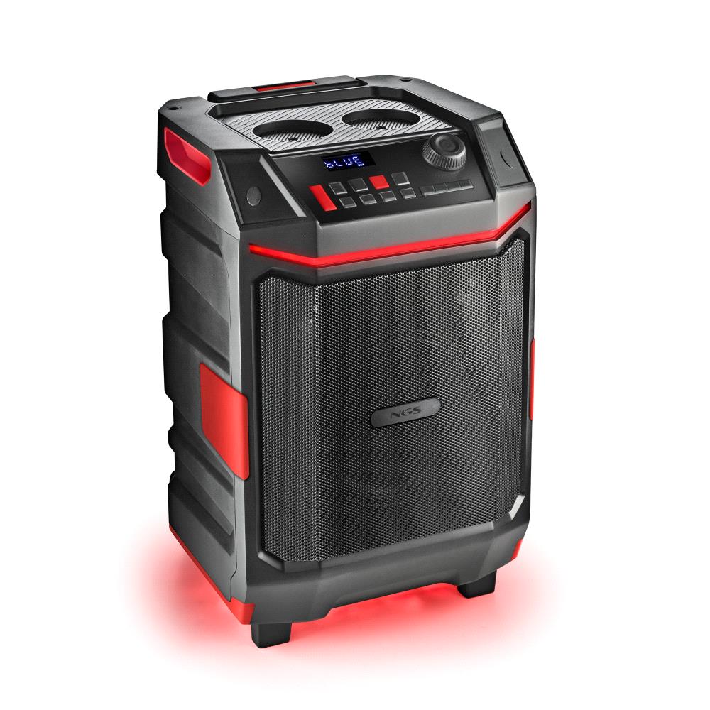 NGS Speaker Wild Bash Compact BT/TWS/USB/TF/AUX – Cassa Impermeabile con Batteria Rimovibile