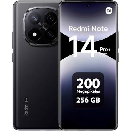 Xiaomi Redmi Note 14 Pro+ 8+256GB 6.67" 5G Midnight Black - Smartphone di Alta Qualità