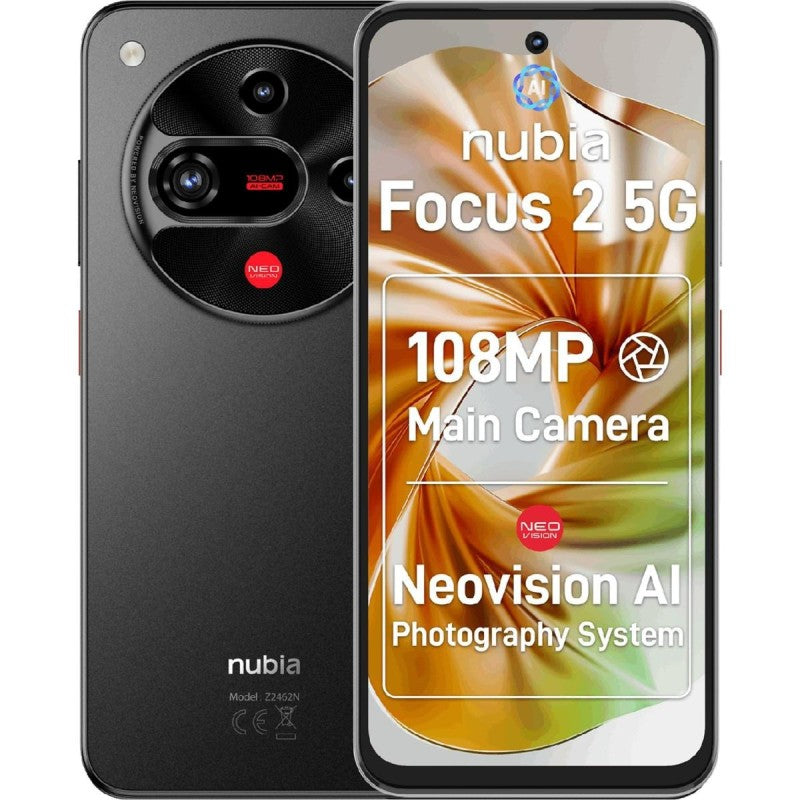 ZTE Nubia Focus 2 8+256GB 6.7" 5G Galactic Black EU - Performance Top