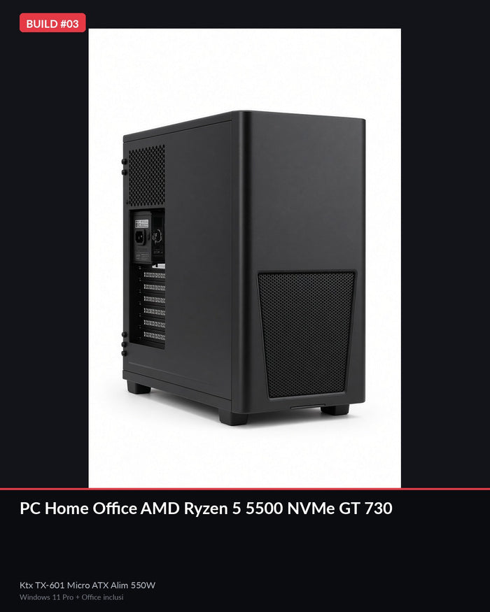 PC Home Office AMD Ryzen 5 5500 NVMe GT 730