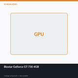 PC Home Office AMD Ryzen 5 5500 NVMe GT 730