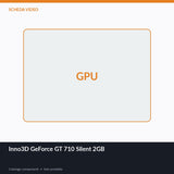 PC Ufficio Storage Intel i3-12100F 480GB GT 1030