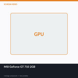 PC Student Intel Core i3-12100F 8GB 240GB