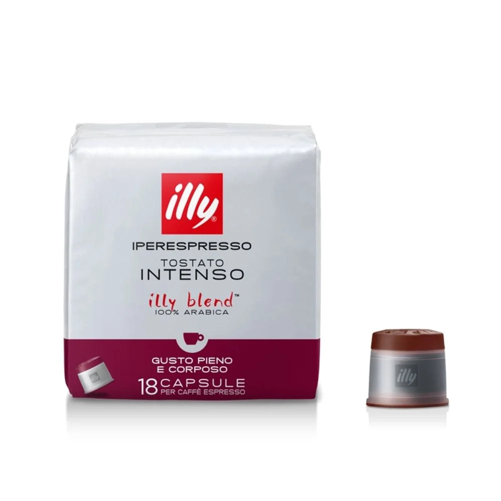 Illy Capsule Iperespresso Tostato Intenso Bold Roast 18pz – Gusto Deciso