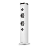 NGS Speaker Torre Sky Charm Pro BT USB RadioFM AUX 50W – Bianco