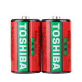 Toshiba Heavy Duty R14 Mezza Torcia C 1.5V 2 Pezzi – Per Torce e Giocattoli Grandi