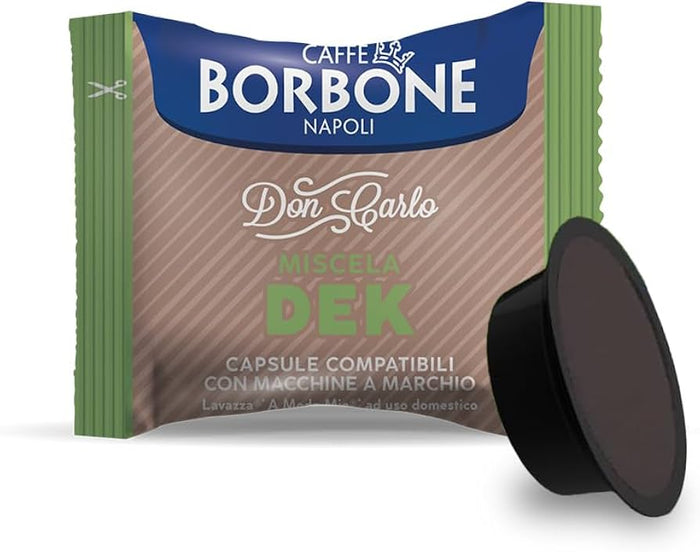 Borbone Don Carlo Capsule Compatibili Lavazza A Modo Mio Dek 100pz – Decaffeinato