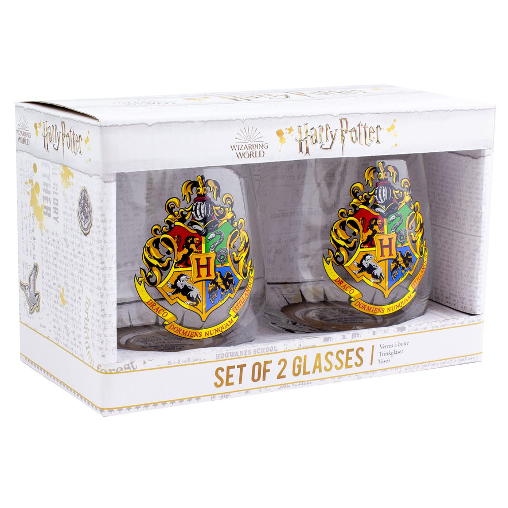 Paladone Set 2 Bicchieri Harry Potter - Set Bicchieri Ufficiale