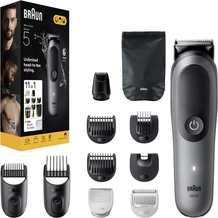 Braun Regolabarba All-in-One Series 5 AIO5540 Black – 11 Accessori