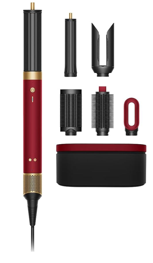 Dyson Airwrap iD Multistyler Straight+Wavy Red Velvet/Gold – Styling Intelligente
