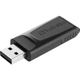 Verbatim Slider 128GB USB 49328 Nera – Chiavetta USB con Connettore Scorrevole
