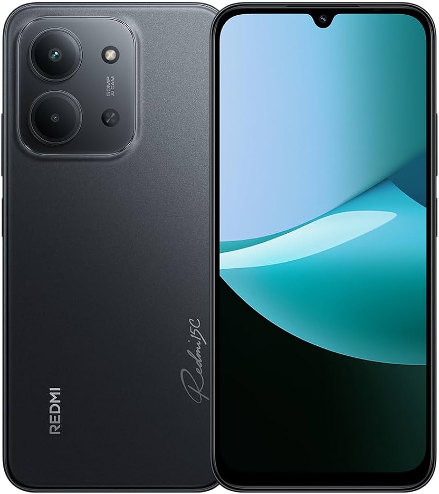Xiaomi Redmi 15c 4+256GB 6.9" 4G Midnight Black DS ITA - Nero Classico