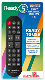 Superior Telecomando Universale Ready 5 – Pronto all'Uso Istantaneo