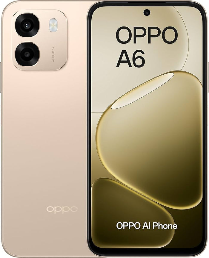 OPPO A6 6+256GB 6.75" 4G Aurora Gold ITA - A6 Oro Aurora