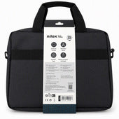 Nilox Borsa per Notebook Basic 15.6" Nero – Borsa a Mano Essenziale