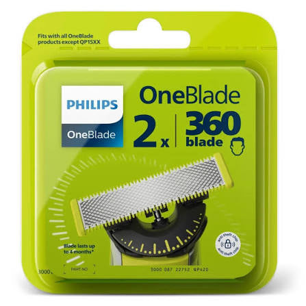 Philips OneBlade 2 Lame di Ricambio 360 QP420/50 – Ricambio Originale