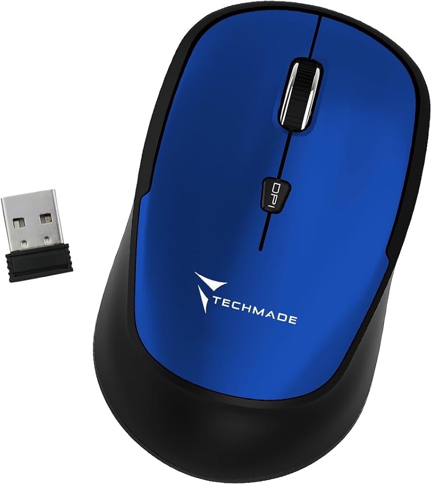 Techmade Mouse Wireless TM-XJ35 Blue – Mouse Senza Fili Compatto