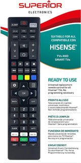 Superior Telecomando Universale Hisense con funzioni