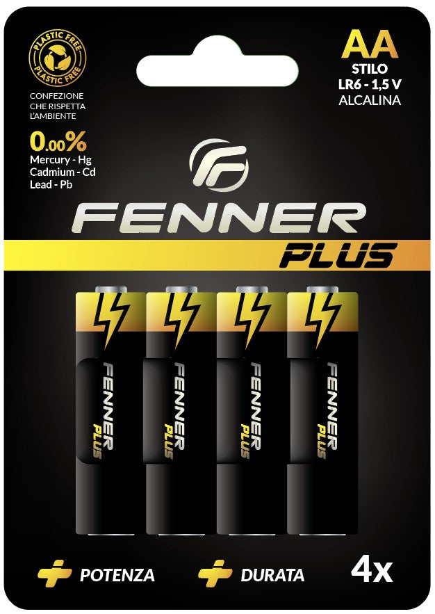 Fenner Batterie Stilo AA Alcalina FN-LR6 1Cnf/4pz - AA Economiche