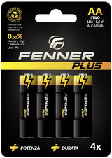 Fenner Batterie Stilo AA Alcalina FN-LR6 1Cnf/4pz - AA Economiche