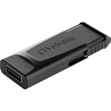 Verbatim Slider 64GB USB 98698 Nera – Chiavetta con Connettore Scorrevole