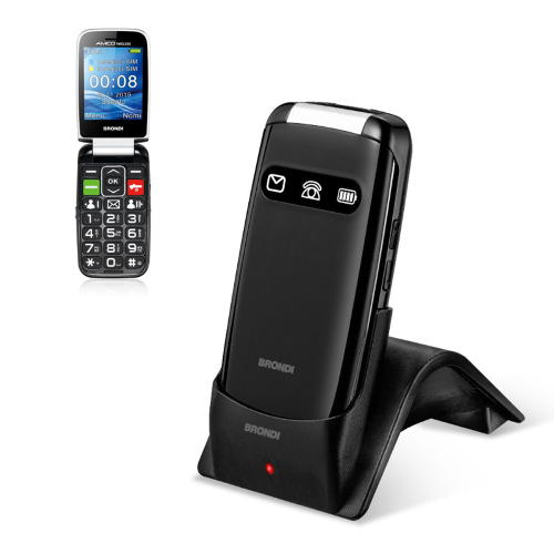 Brondi Amico Favoloso Nero DS ITA - Cellulare Senior Top