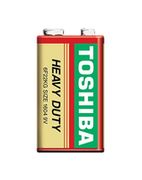 Toshiba Heavy Duty 9V Batteria Zinco-Carbone – Per Telecomandi a Distanza e Rilevatori