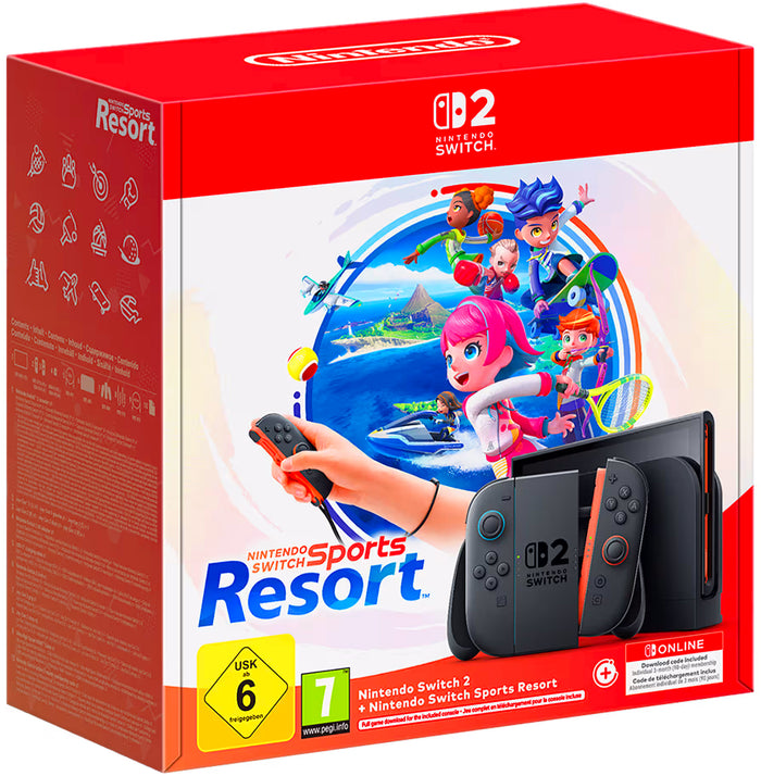 Nintendo Switch 2 Console Black + Nintendo Switch Sports Resort
