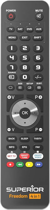 Superior Telecomando Universale Freedom Micro-USB 4 – Ricaricabile USB