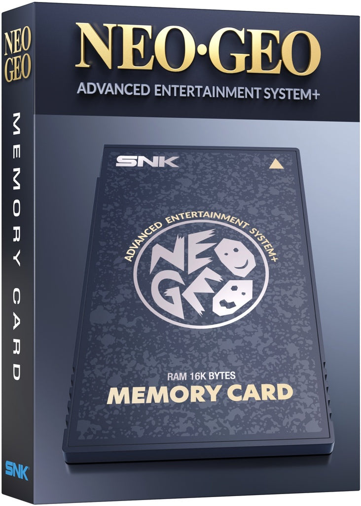 SNK NeoGeo AES+ Memory Card Black