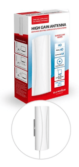 Superior Antenna TV Amplificata per Esterni DVB-2 IPX4 – Resistente alle Intemperie