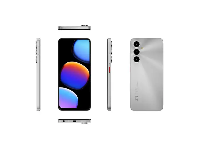 ZTE Blade V80 Max 4+128GB 6.9" 4G Stellar Silver ITA - Argento Stellare