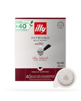 Illy Cialde ESE 44mm Tostato Intenso 40pz – Gusto Deciso e Corposo