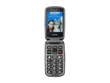 Brondi Amico Sicuro Plus Black Metal ITA - Cellulare Senior Sicuro