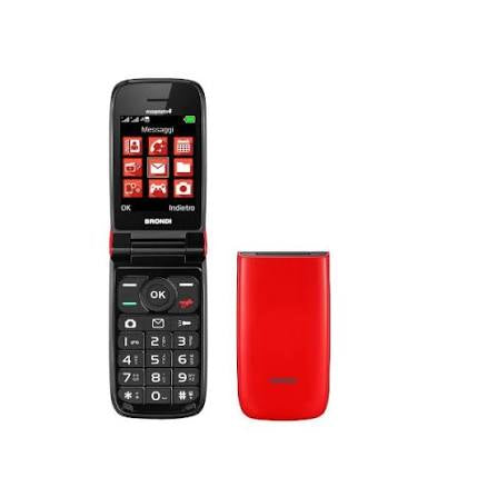 Brondi Magnum 4 Rosso DS ITA - Cellulare Rosso Potente