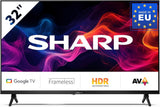 Sharp TV LED 32" 32GF2265E HD Smart Google TV WiFi Bluetooth DVB-T2 Nero
