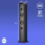 NGS Speaker Torre Sky Charm Pro BT USB RadioFM AUX 50W – Nero