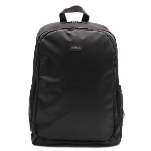 Nilox Tech Zaino per Notebook 15.6" Nero – Zaino Porta PC con Tasca Imbottita