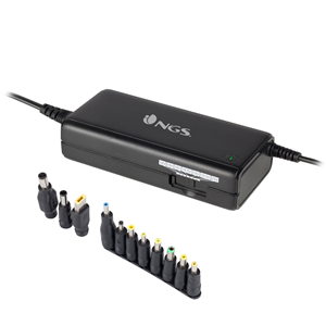 NGS Alimentatore Universale per Notebook 90W con 11 Spinotti Intercambiabili