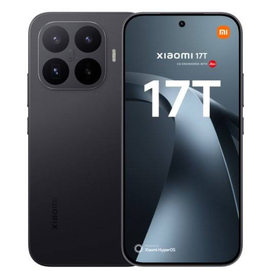 Xiaomi 17T 12+256GB 6.59" 5G Black DS - Eleganza Nera